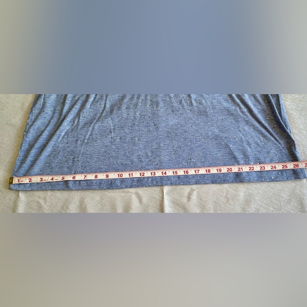 CJ Banks Denim Blue Top - Picture 6 of 7